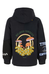 Black cotton and polyester sweatshirt -  | High Quality Luxury Handbag Shop