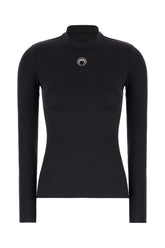 Black stretch nylon top -  | High Quality Luxury Handbag Shop