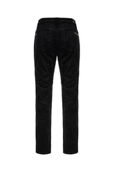 Jeans in velluto a coste nero -  | High Quality Luxury Handbag Shop