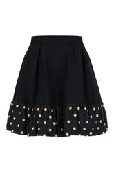Black wool blend skirt -  | High Quality Luxury Handbag Shop