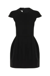 Black stretch polyester dress -  | High Quality Luxury Handbag Shop