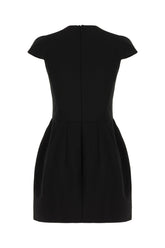 Black stretch polyester dress -  | High Quality Luxury Handbag Shop