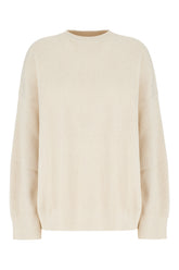 Sand cotton blend sweater -  | High Quality Luxury Handbag Shop