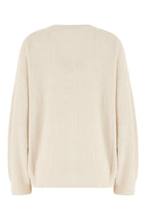 Sand cotton blend sweater -  | High Quality Luxury Handbag Shop