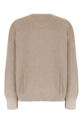 Cappuccino cotton blend sweater -  | High Quality Luxury Handbag Shop