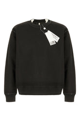 Two-tone cotton sweatshirt -  | High Quality Luxury Handbag Shop