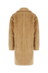 Beige faux fur coat -  | High Quality Luxury Handbag Shop