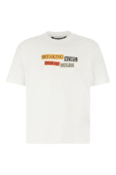 Ivory cotton t-shirt -  | High Quality Luxury Handbag Shop