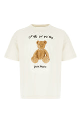 Ivory cotton t-shirt -  | High Quality Luxury Handbag Shop