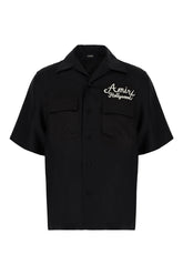 Black viscose shirt -  | High Quality Luxury Handbag Shop