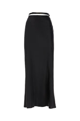 Gonna in seta nera -  | High Quality Luxury Handbag Shop