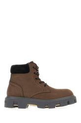 Brown suede Peak ankle boots -  | High Quality Luxury Handbag Shop