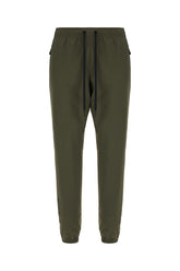 Military green stretch nylon pants -  | High Quality Luxury Handbag Shop