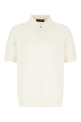 Sand silk polo shirt -  | High Quality Luxury Handbag Shop