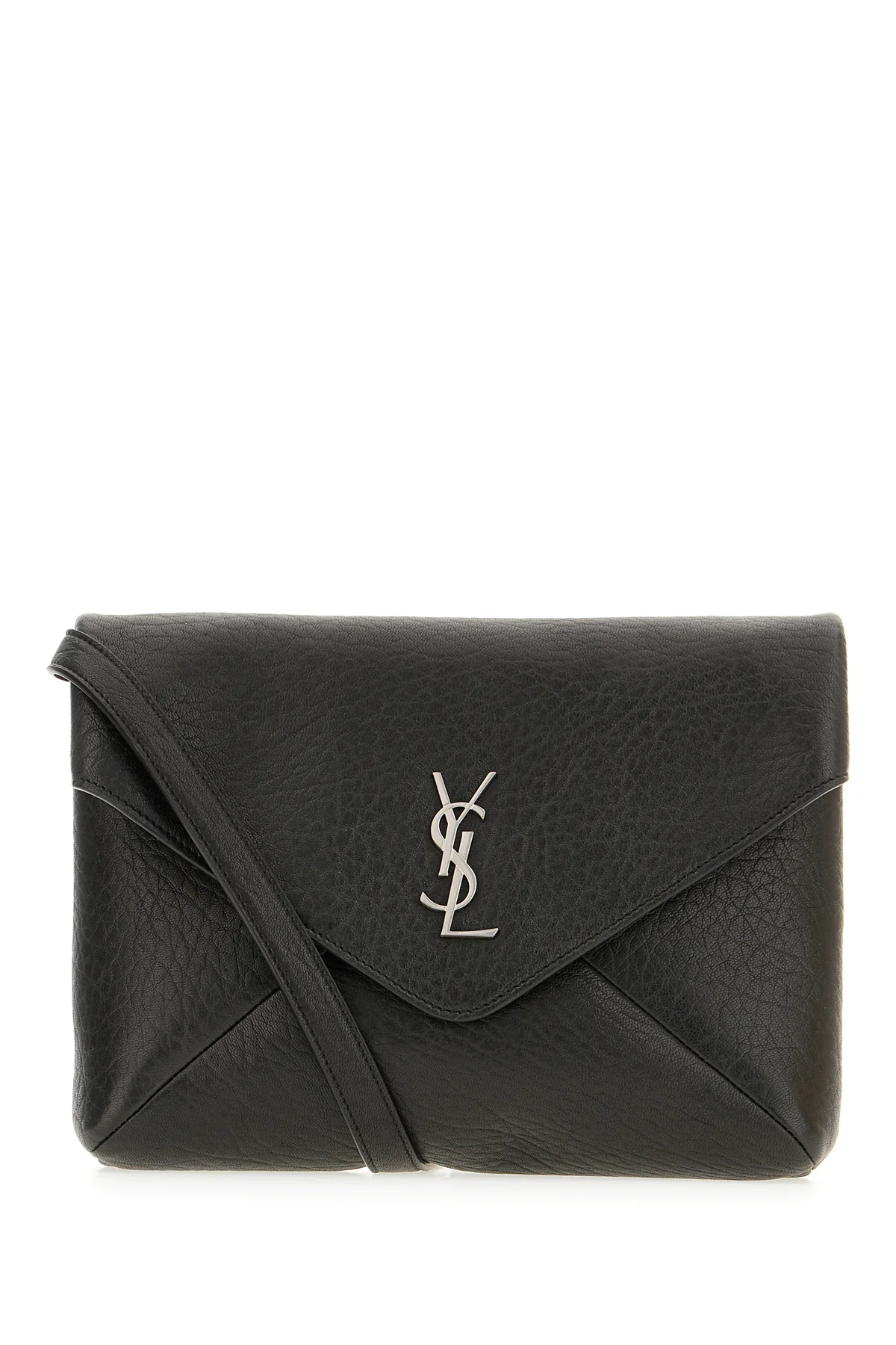 Black nappa leather Envelope pouch -  | High Quality Luxury Handbag Shop