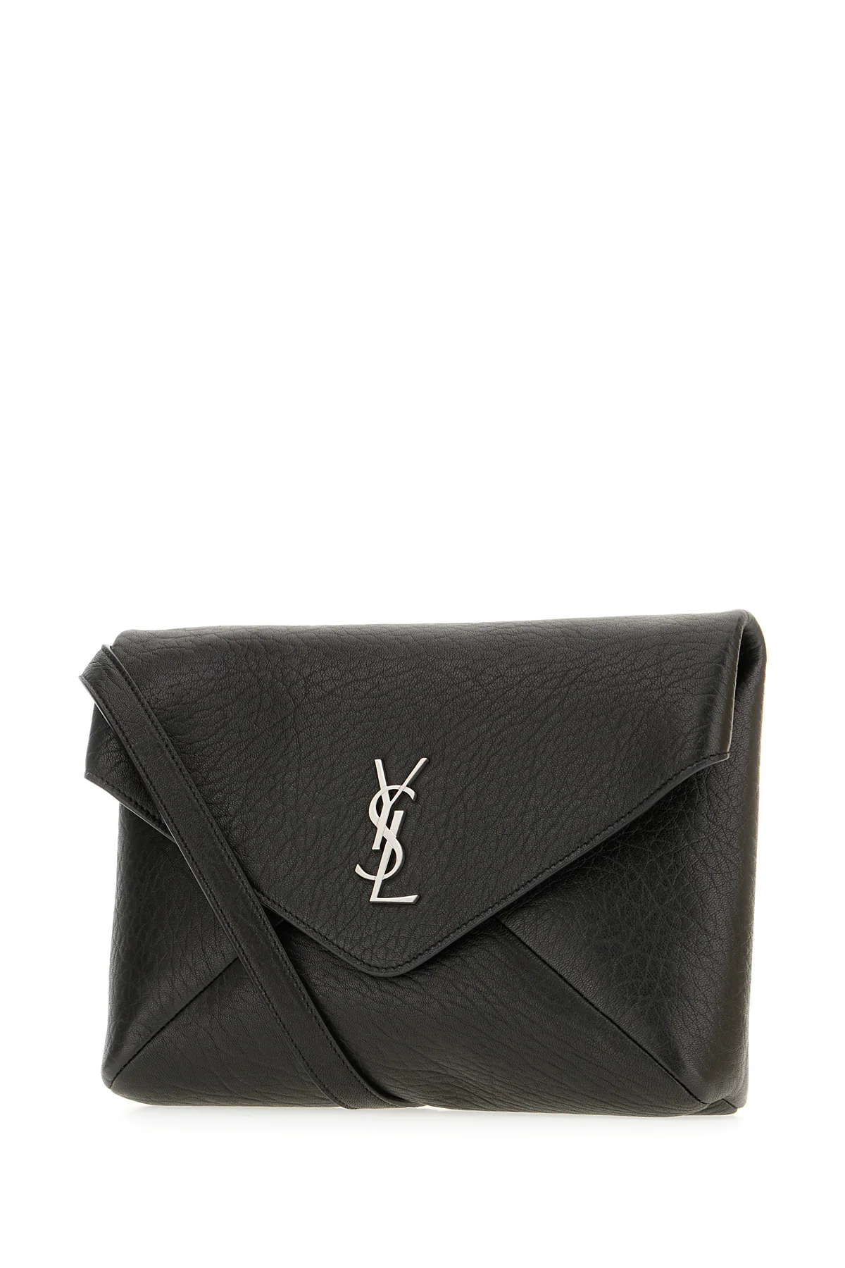 Black nappa leather Envelope pouch -  | High Quality Luxury Handbag Shop