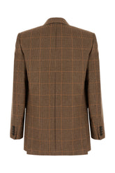 Embroidered wool blend blazer -  | High Quality Luxury Handbag Shop
