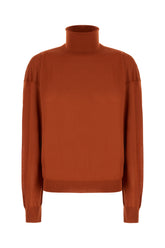 Brick stretch wool blend sweater -  | High Quality Luxury Handbag Shop