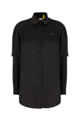 Black nylon 4 Moncler Edward Enninful shirt -  | High Quality Luxury Handbag Shop