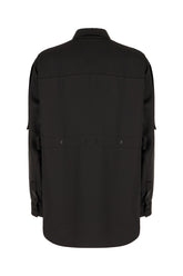Black nylon 4 Moncler Edward Enninful shirt -  | High Quality Luxury Handbag Shop