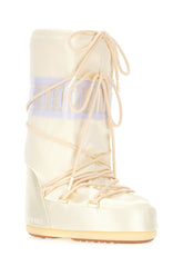 Ivory nylon Icon boots -  | High Quality Luxury Handbag Shop