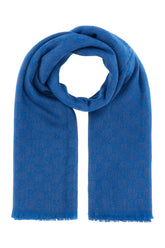 Blue wool blend scarf -  | High Quality Luxury Handbag Shop