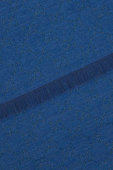 Blue wool blend scarf -  | High Quality Luxury Handbag Shop