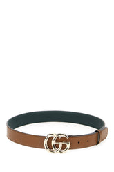 Brown leather belt -  | High Quality Luxury Handbag Shop