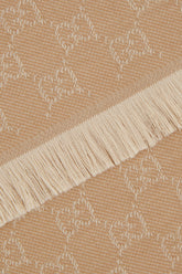 Beige wool scarf -  | High Quality Luxury Handbag Shop