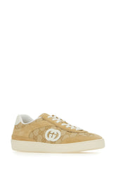 Sneakers beige in pelle scamosciata e tessuto GG -  | High Quality Luxury Handbag Shop