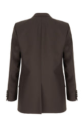 Charcoal polyester blazer -  | High Quality Luxury Handbag Shop