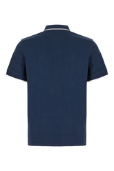 Polo in piquet blu -  | High Quality Luxury Handbag Shop