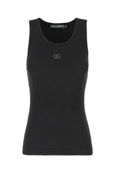 Black cotton top -  | High Quality Luxury Handbag Shop