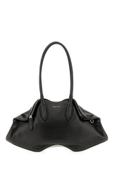 Black leather Manta shoulder bag -  | High Quality Luxury Handbag Shop