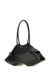 Black leather Manta shoulder bag -  | High Quality Luxury Handbag Shop