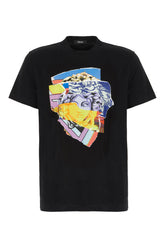 Black cotton t-shirt -  | High Quality Luxury Handbag Shop