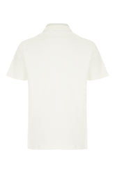 White piquet polo shirt -  | High Quality Luxury Handbag Shop