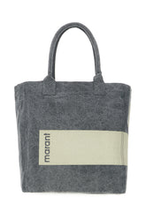 Melange grey cotton Yenky shopping bag -  | High Quality Luxury Handbag Shop