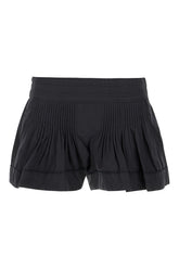 Black cotton shorts -  | High Quality Luxury Handbag Shop