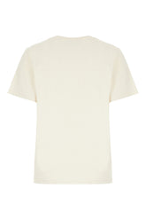 T-shirt in cotone sabbia -  | High Quality Luxury Handbag Shop