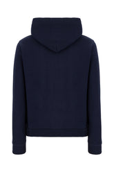 Navy blue cotton blend sweatshirt -  | High Quality Luxury Handbag Shop