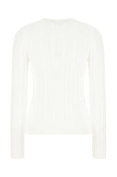 White cotton sweater -  | High Quality Luxury Handbag Shop