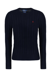 Midnight blue cotton sweater -  | High Quality Luxury Handbag Shop