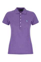 Purple piquet polo shirt -  | High Quality Luxury Handbag Shop