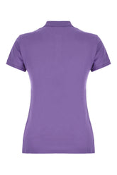 Purple piquet polo shirt -  | High Quality Luxury Handbag Shop