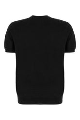 Black cotton t-shirt -  | High Quality Luxury Handbag Shop