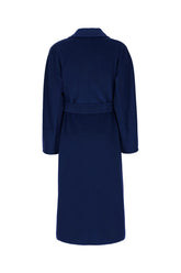 Electric blue wool and cashmere coat -  | High Quality Luxury Handbag Shop