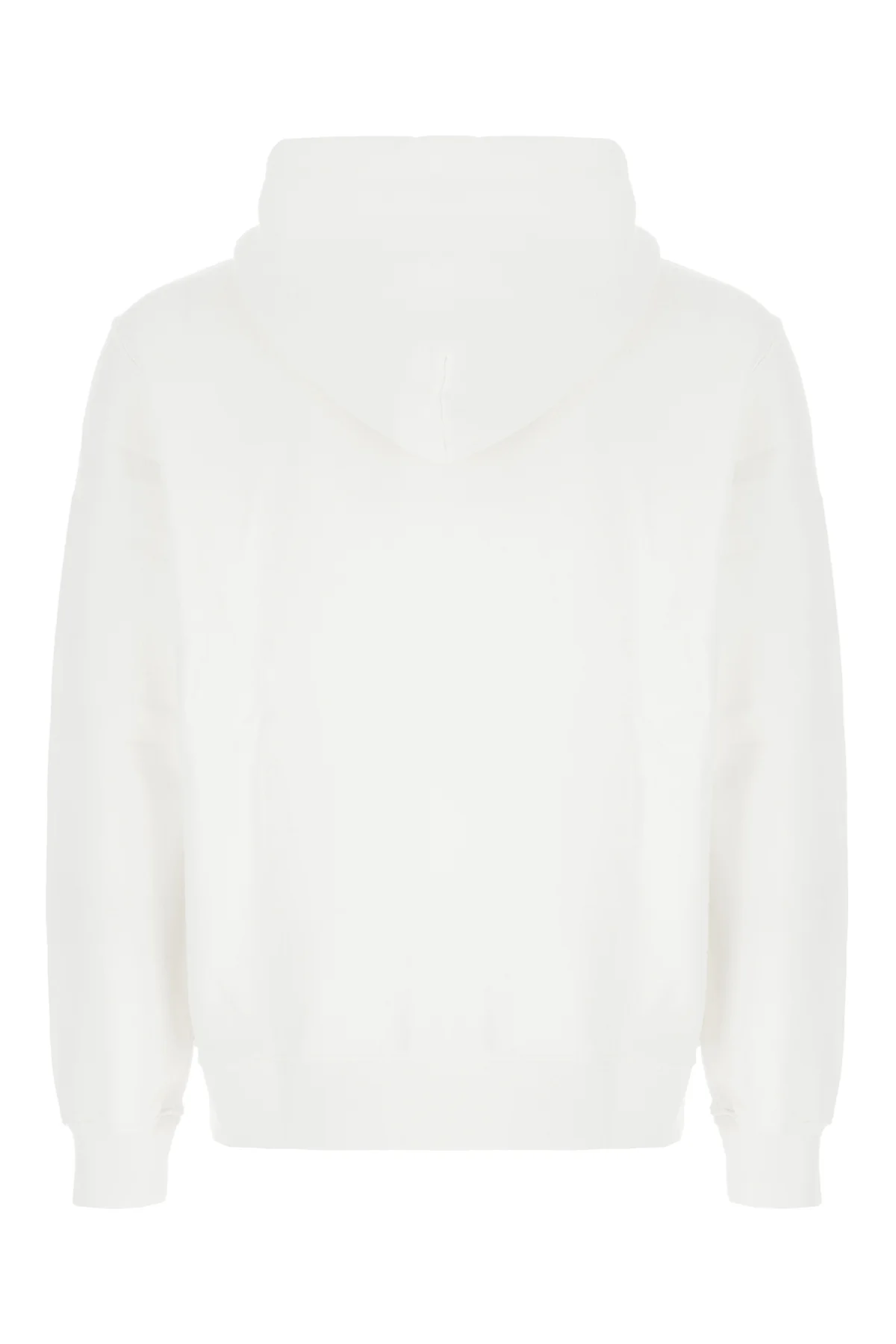 Felpa in misto cotone bianco -  | High Quality Luxury Handbag Shop