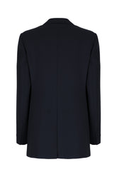 Midnight blue wool blazer -  | High Quality Luxury Handbag Shop