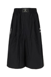 Embroidered cotton blend bermuda shorts -  | High Quality Luxury Handbag Shop